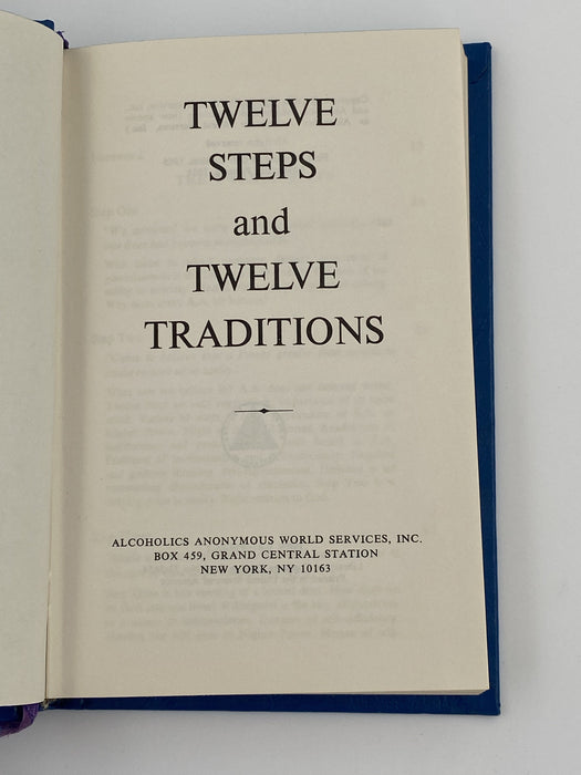 Twelve Steps and Twelve Traditions 14th Printing 1984 Small Hardback Printing Recovery Collectibles
