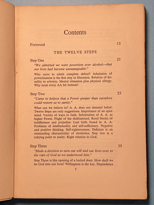 Twelve Steps and Twelve Traditions First Printing from 1953 David Shaw