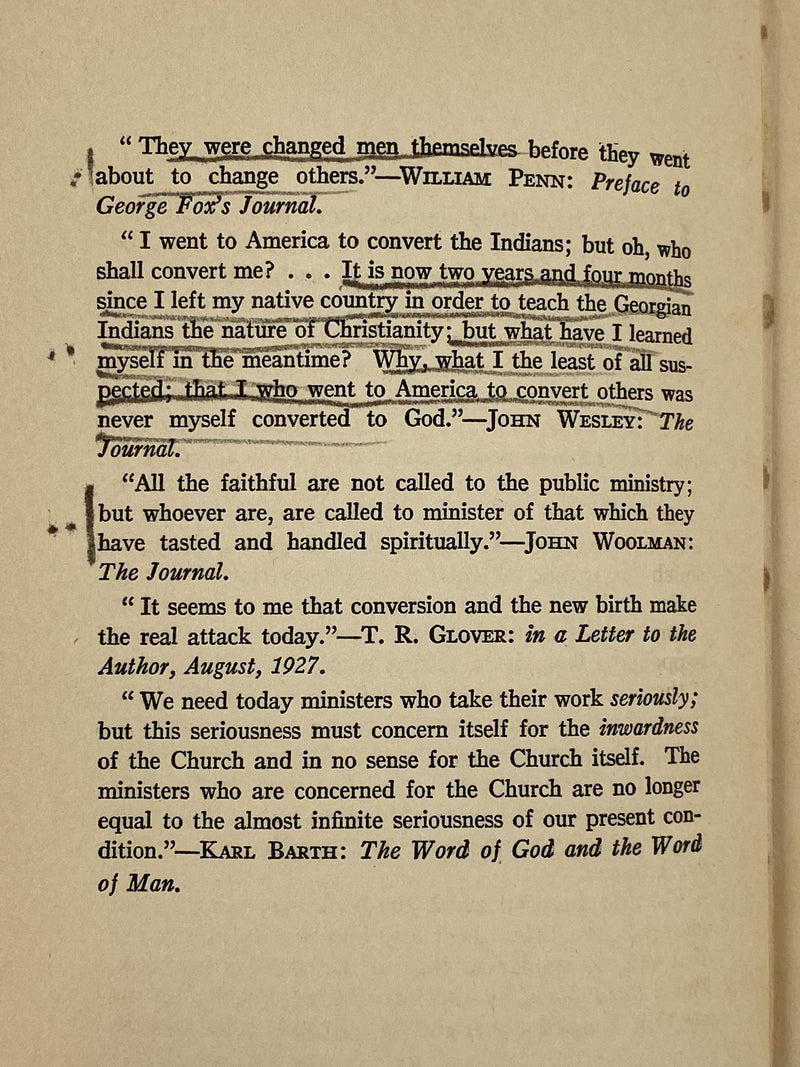 Twice Born Ministers by Samuel M. Shoemaker - 1929 Recovery Collectibles