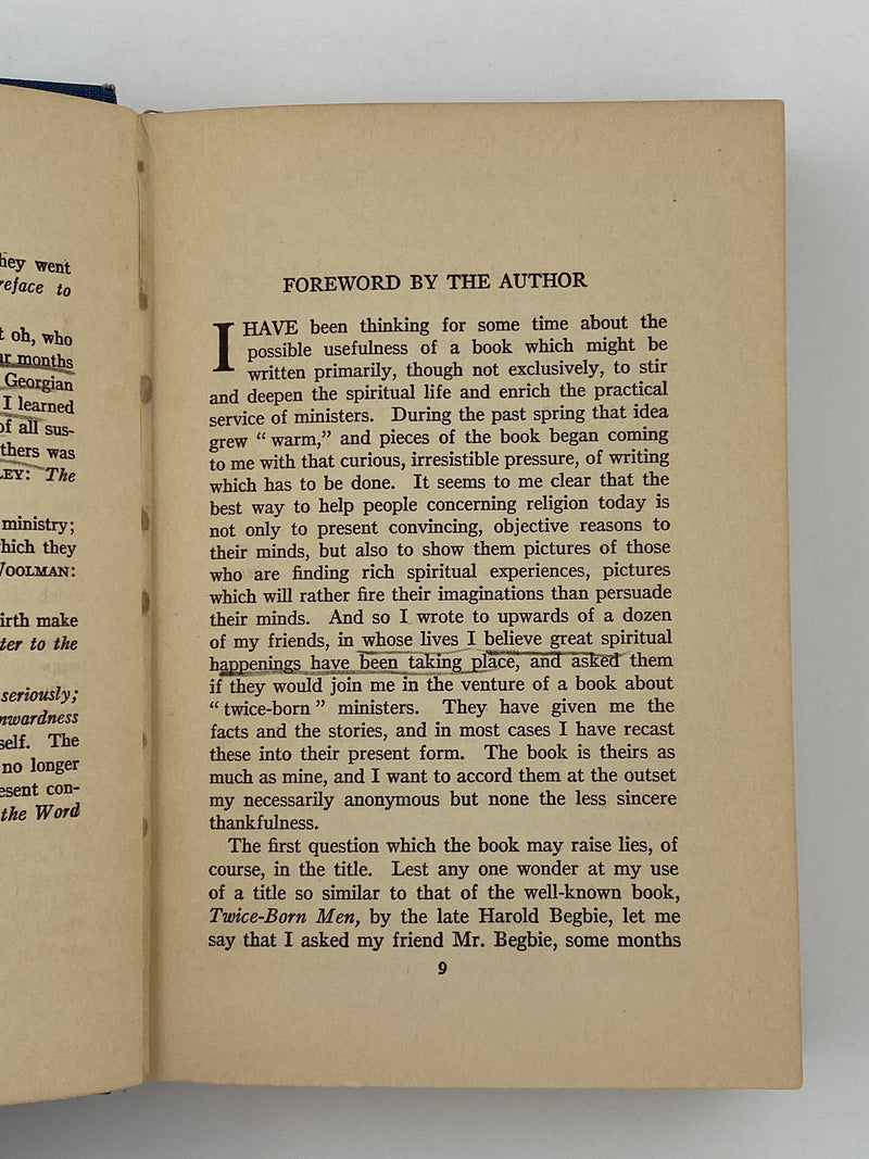 Twice Born Ministers by Samuel M. Shoemaker - 1929 Recovery Collectibles