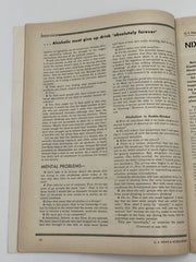U.S. News & World Report - The Facts About Alcoholism - October 1953 Recovery Collectibles