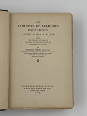 Varieties of Religious Experience by William James - 2nd Printing 1902 Recovery Collectibles