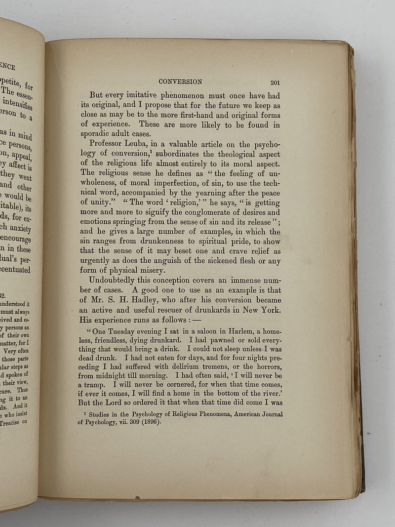 Varieties of Religious Experience by William James - 2nd Printing 1902 Recovery Collectibles