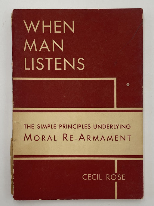 When Man Listens by Cecil Rose - 1939 Recovery Collectibles