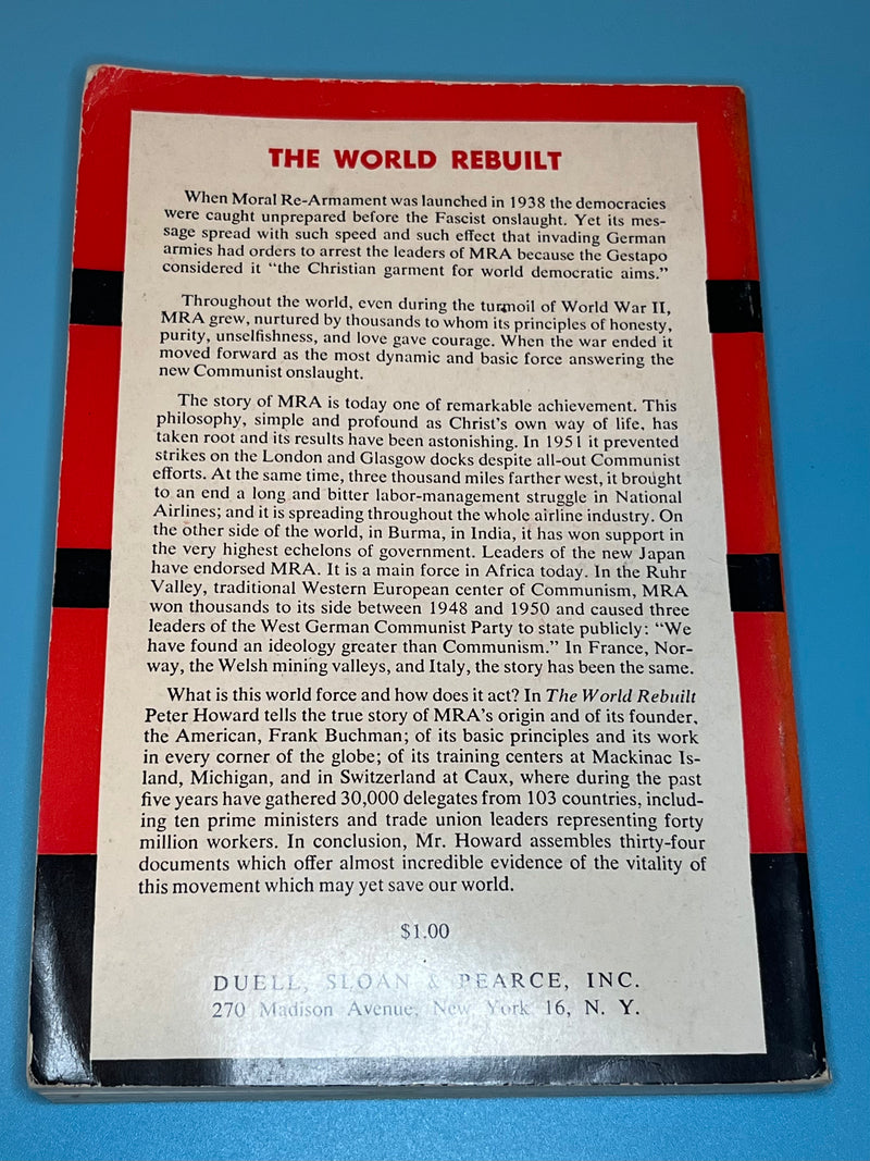 The World Rebuilt by Peter Howard - 1951