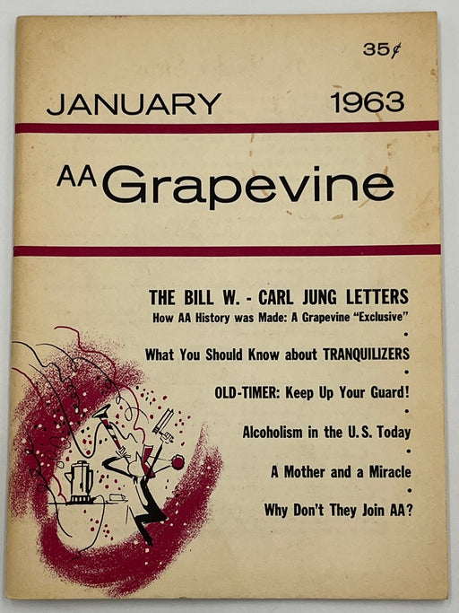 AA Grapevine from January 1963 - Bill W. - Carl Jung Letters Mark McConnell