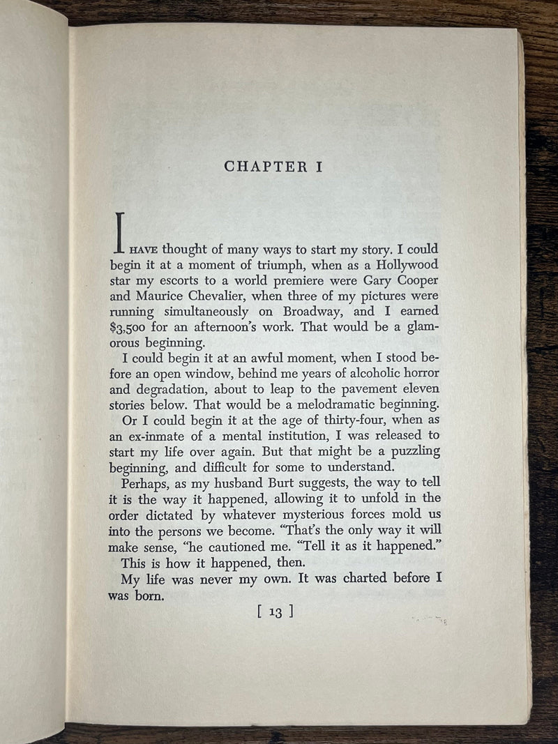 I’ll Cry Tomorrow by Lillian Roth - 1954 David Shaw