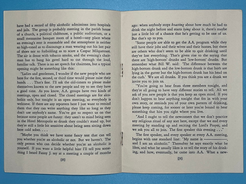 AA - A Uniquely American Phenomenon - AA Pamphlet Recovery Collectibles