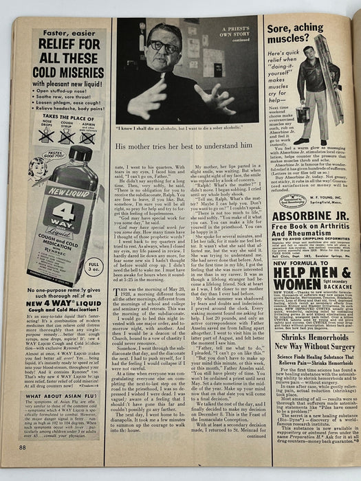 Look Magazine - March 1958 - Father Ralph Pfau Recovery Collectibles