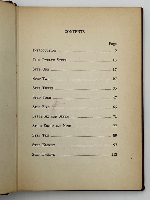 An Interpretation Of The Twelve Steps of the Alcoholics Anonymous Program - 1947 Recovery Collectibles