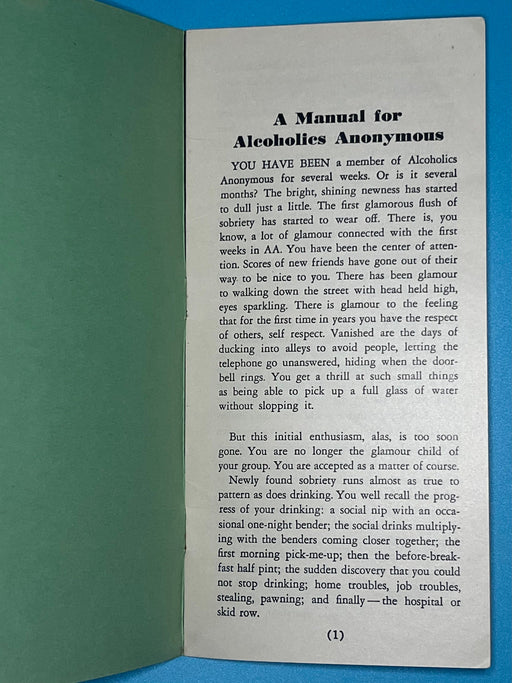 Second Reader for Alcoholics Anonymous - Printed in Akron Recovery Collectibles