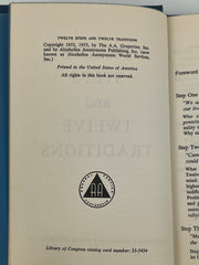 Twelve Steps and Twelve Traditions - 2nd Small Hardback Printing - 1967 Recovery Collectibles