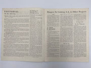 The A.A. GRAPEVINE March 1947 Recovery Collectibles