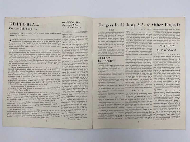 The A.A. GRAPEVINE March 1947 Recovery Collectibles