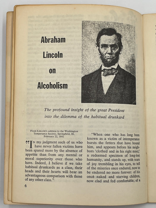 AA Grapevine from February 1964 - Abraham Lincoln on Alcoholism Mark McConnell