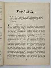AA Grapevine October 1953 Recovery Collectibles