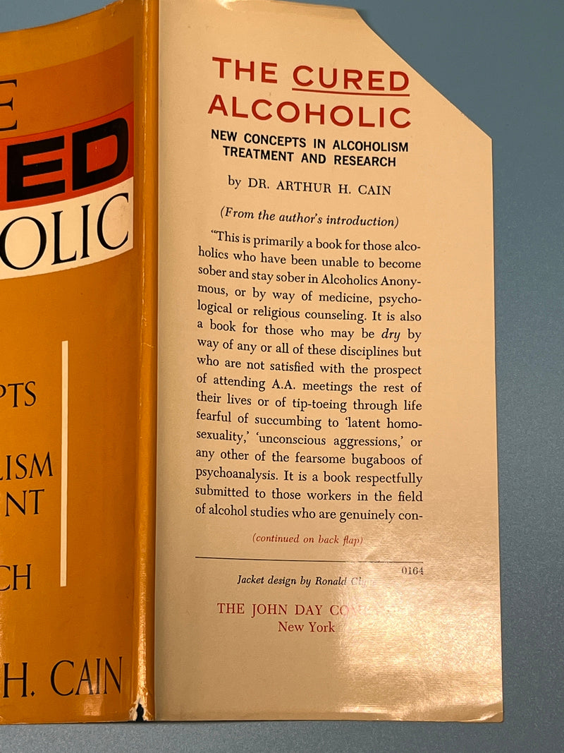 The Cured Alcoholic by Arthur H. Cain Recovery Collectibles