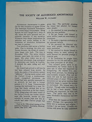 The Society of Alcoholics Anonymous - Pamphlet Recovery Collectibles