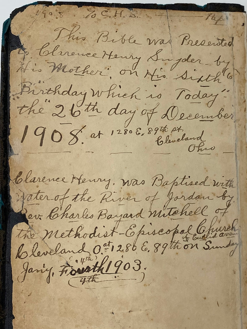 Clarence Snyder’s Bible Recovery Collectibles