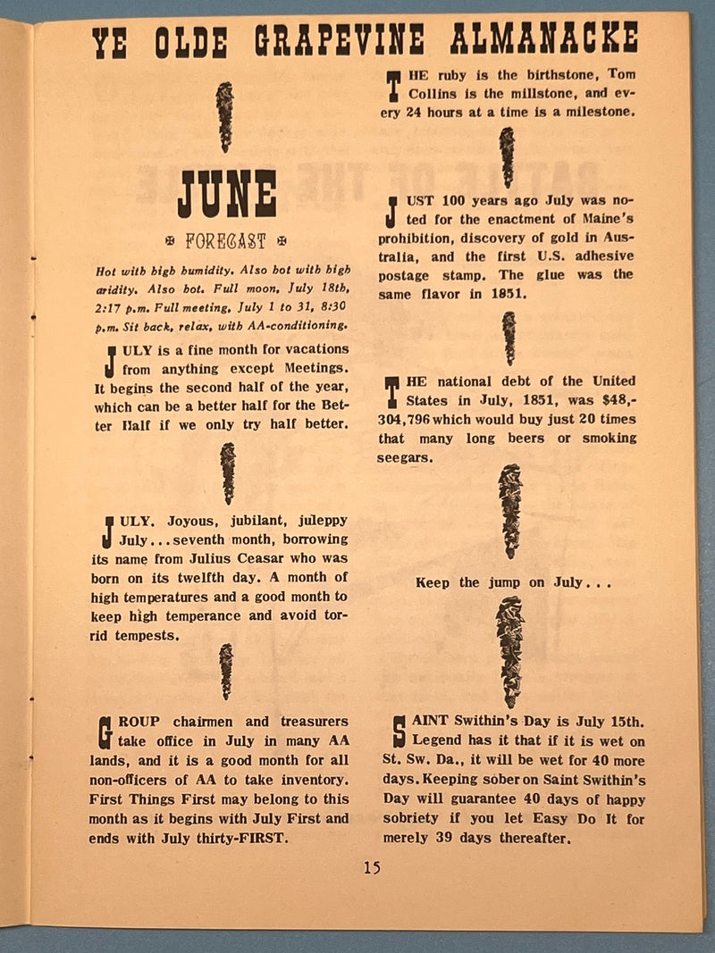 AA Grapevine from July 1951 - Easy Does It Mark McConnell