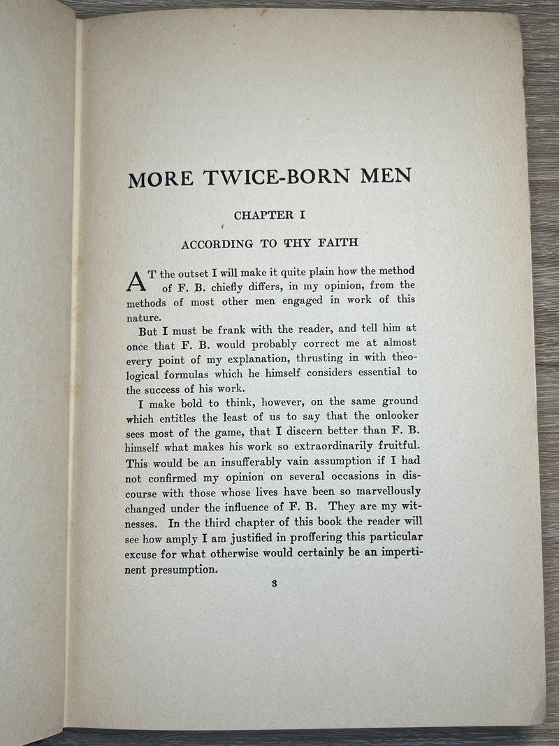 More Twice Born Men by Harold Begbie - 1923 David Shaw