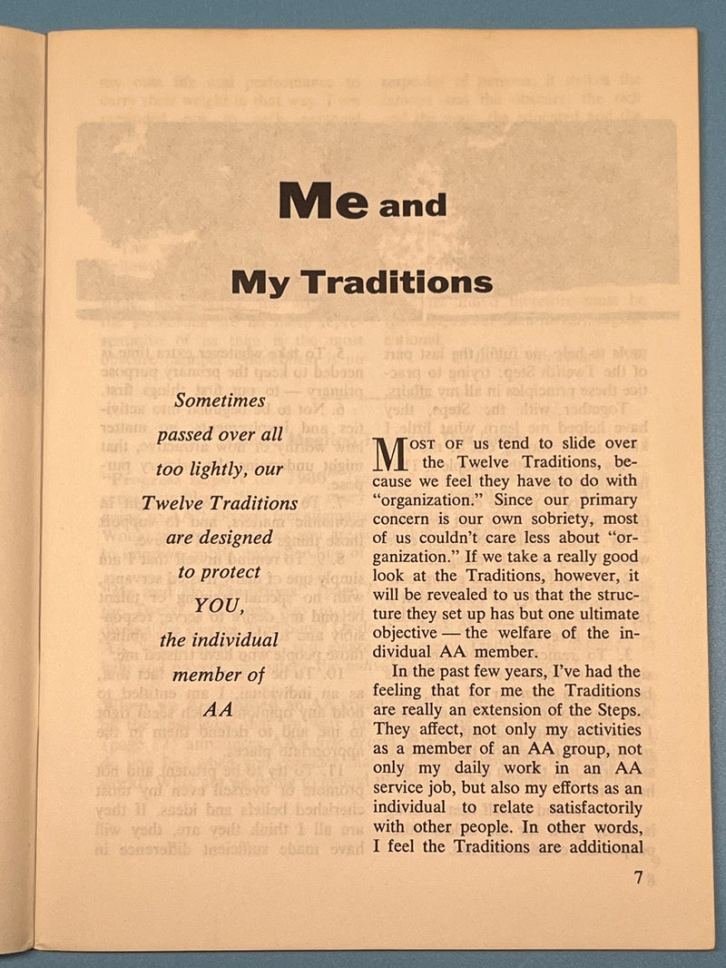 AA Grapevine from October 1969 - First World Service Meeting by Bill Recovery Collectibles