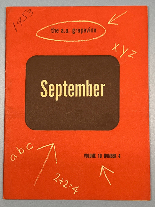 AA Grapevine - September 1953 - Surrender vs Compliance by Harry Tiebout Mark McConnell
