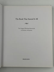 The Book That Started It All: The Original Working Manuscript of Alcoholics Anonymous - FIRST PRINTING Recovery Collectibles