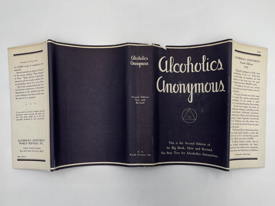 Alcoholics Anonymous Second Edition Big Book 11th Printing with ODJ Recovery Collectibles