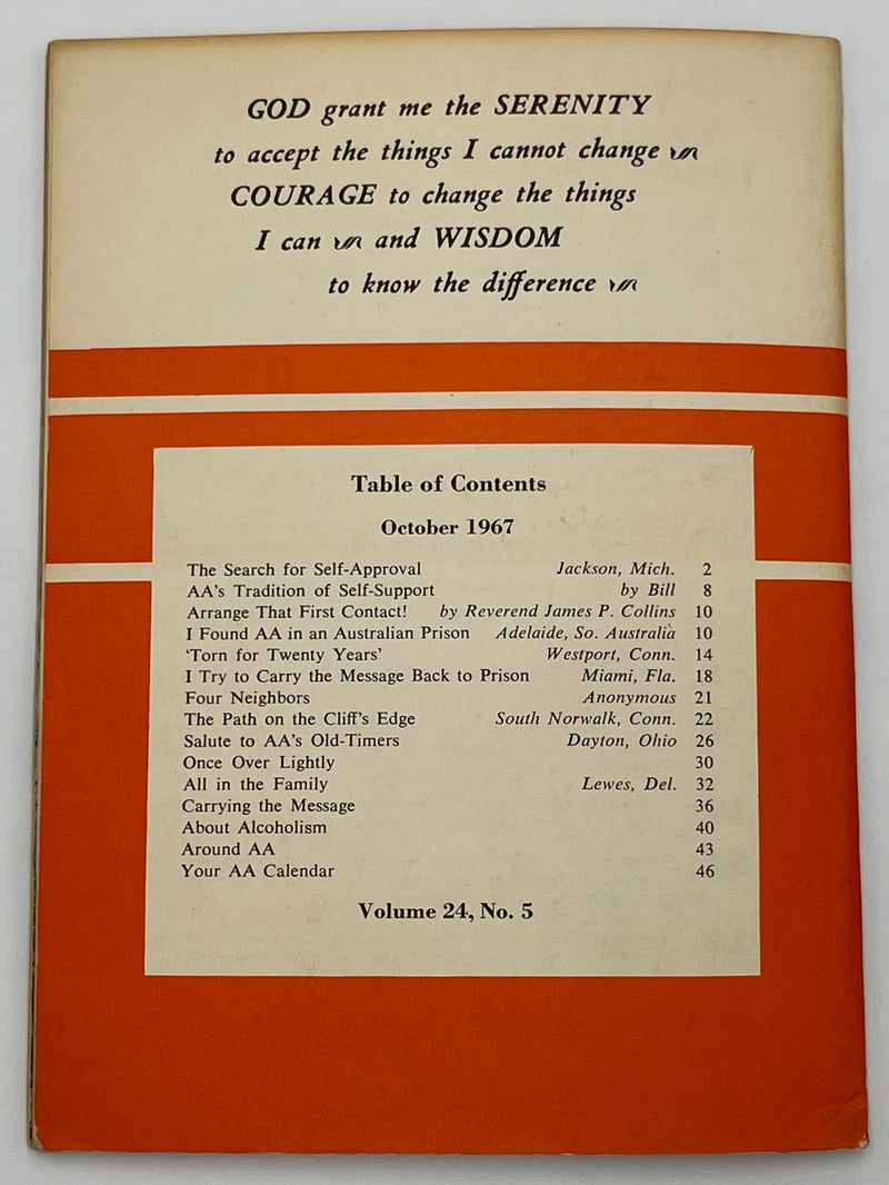 AA Grapevine from October 1967 - Self-Supporting by Bill Mark McConnell