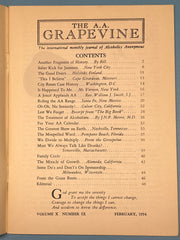 AA Grapevine from February 1954 - A Fragment of History by Bill Mark McConnell