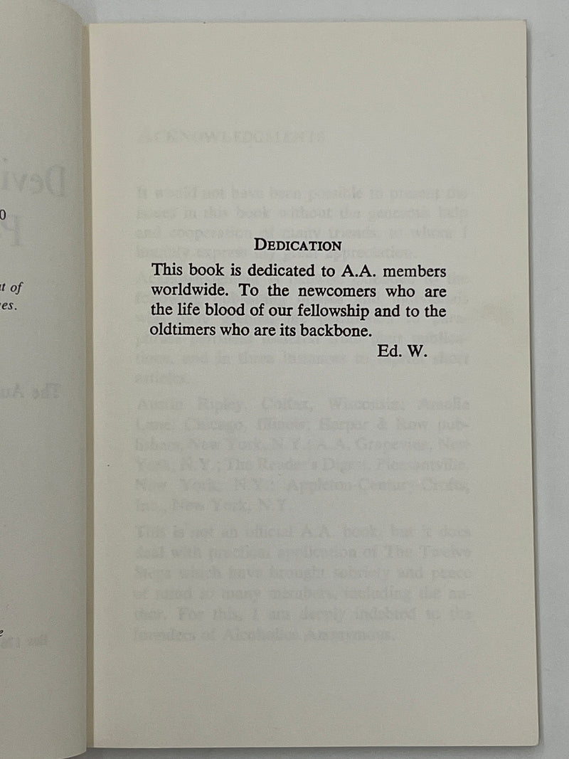 Our Devilish Alcoholic Personalities by the Author of the Little Red Book - 1975 Recovery Collectibles