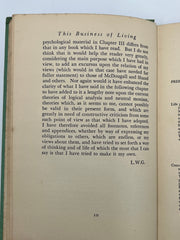 This Business of Living by L.W. Grensted Recovery Collectibles