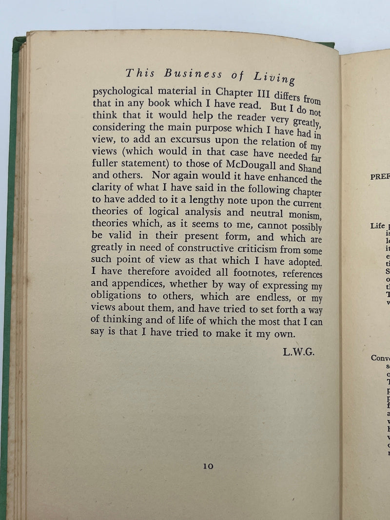 This Business of Living by L.W. Grensted Recovery Collectibles