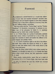 Twelve Steps and Twelve Traditions - 2nd Small Hardback Printing - 1967 Recovery Collectibles