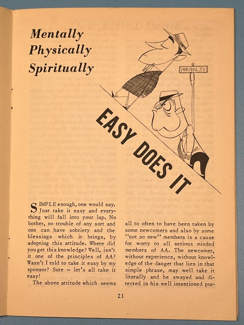 AA Grapevine from July 1951 - Easy Does It Mark McConnell