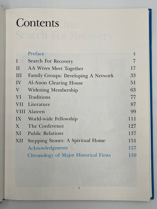First Steps: Al-Anon 35 Years of Beginnings - 1986 Recovery Collectibles