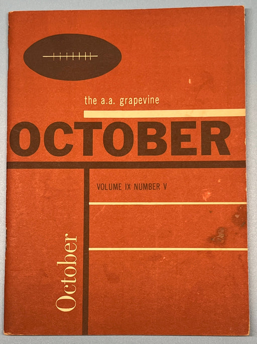 AA Grapevine from October 1952 - Tradition Six Mark McConnell