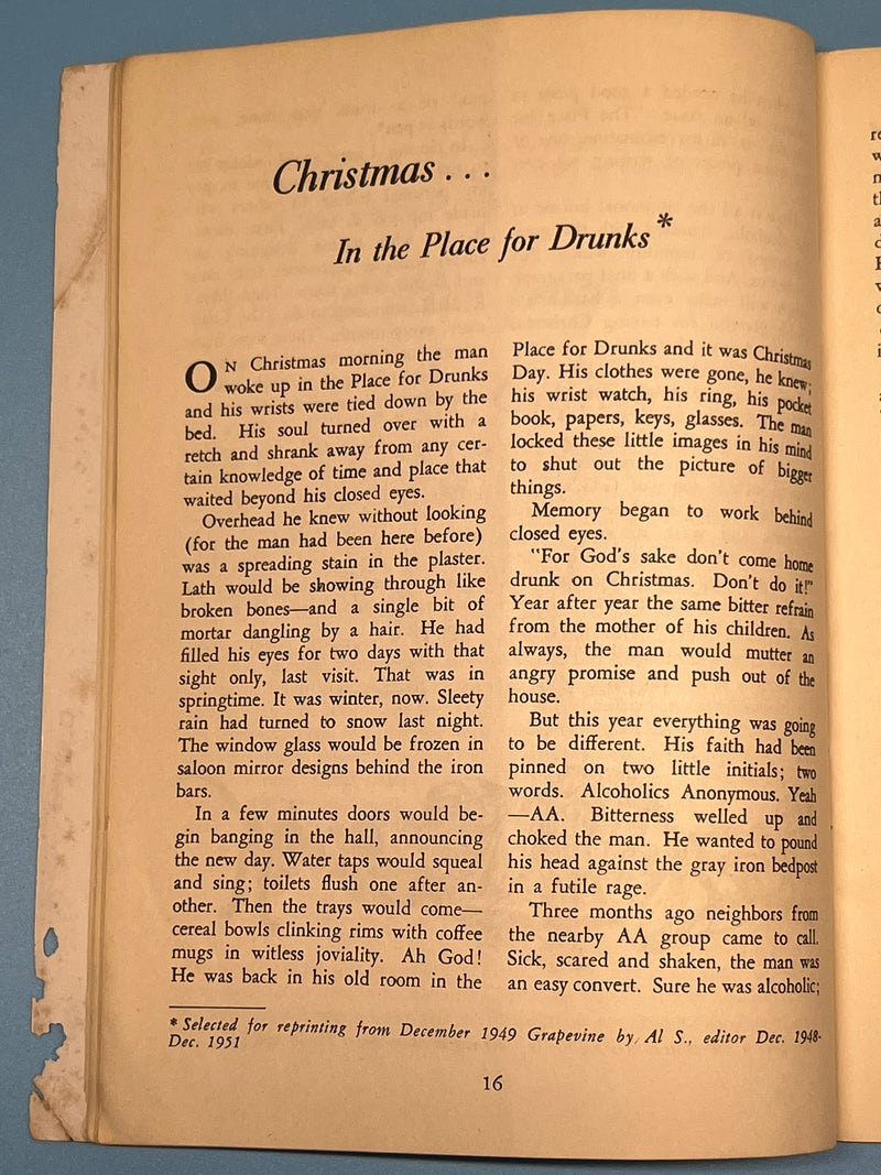 AA Grapevine from August 1954 - Hospitals and Prisons Mark McConnell
