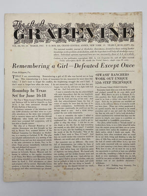 The A.A. Grapevine — March 1947 — Vol. III, No. 10