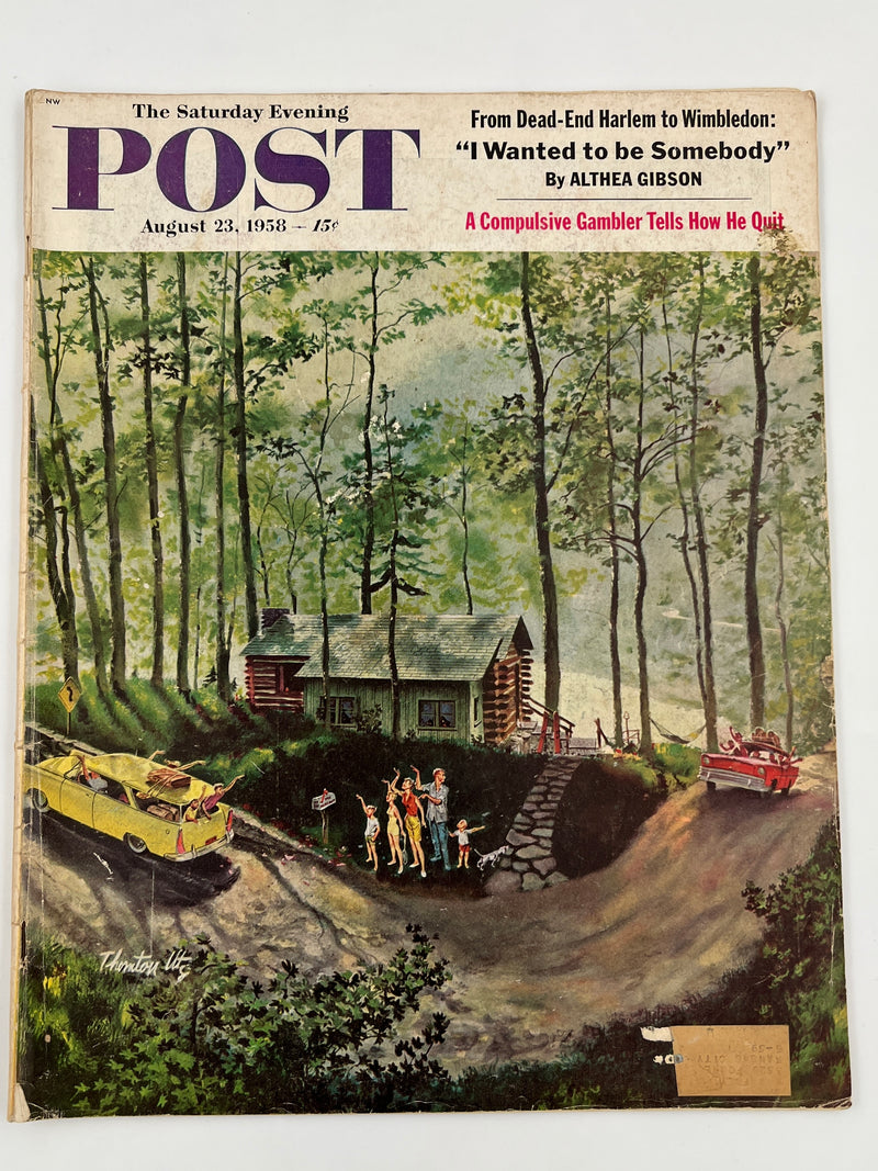 Saturday Evening Post from August 23, 1958 - I Was a Compulsive Gambler Recovery Collectibles