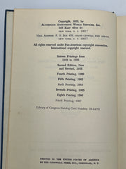 Alcoholics Anonymous Second Edition 9th Printing with ODJ Recovery Collectibles