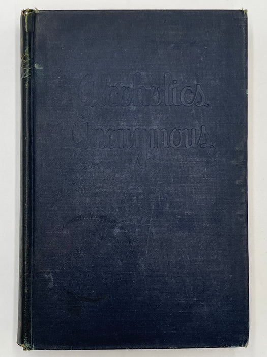Alcoholics Anonymous First Edition 7th Printing Big Book 1945 - RDJ Recovery Collectibles