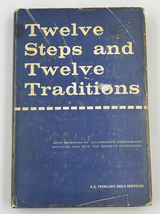 Twelve Steps and Twelve Traditions - Great Britain 1st Printing - 1960 - with Very Rare “Just For Today” card Recovery Collectibles