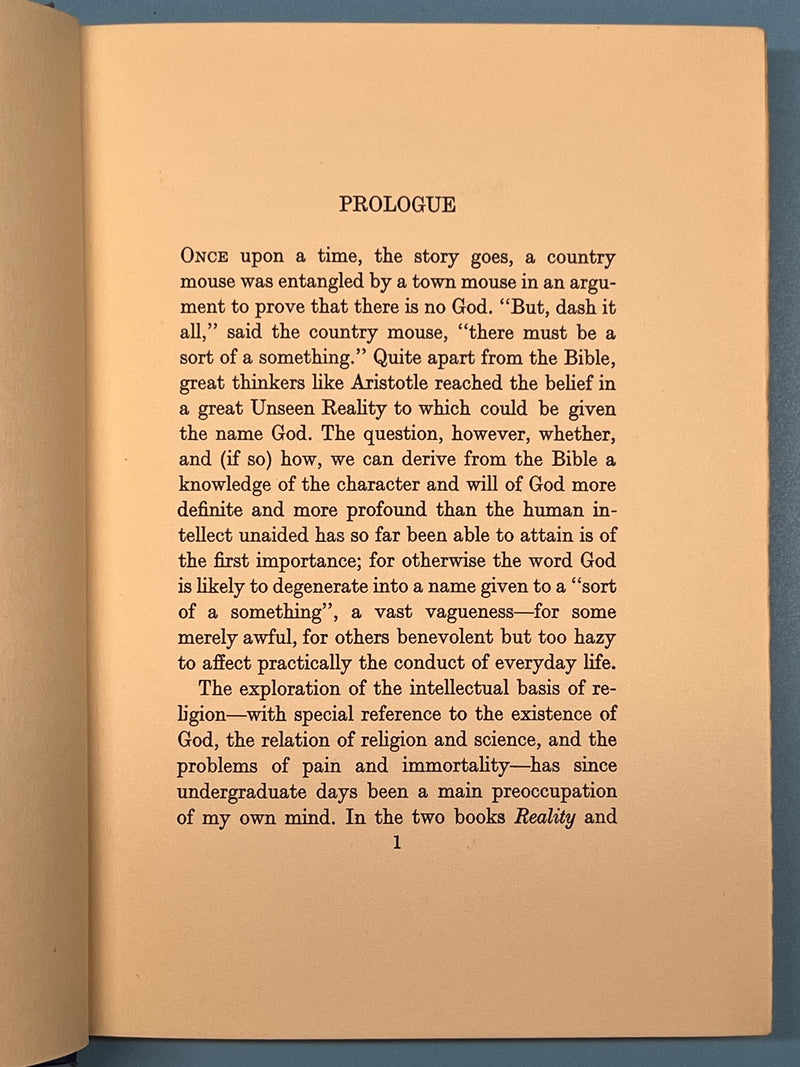 The God Who Speaks by Burnett Hillman Streeter - 1937 Recovery Collectibles