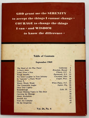 AA Grapevine from September 1969 - A Nun’s Story Mark McConnell