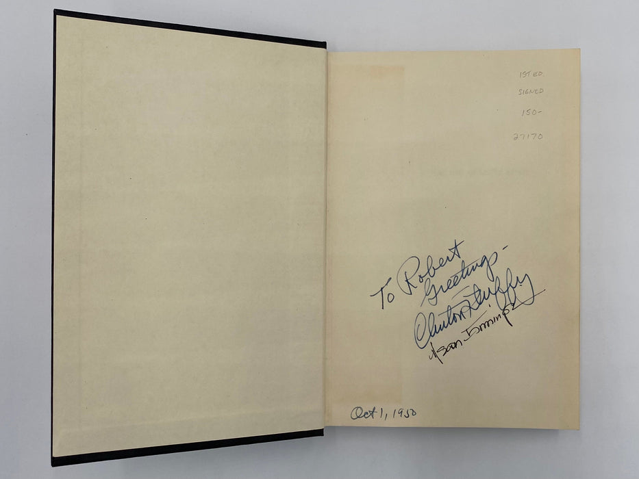 The San Quentin Story - SIGNED by Warden Clinton Duffy and Dean Jennings - 1st Edition 1950 - ODJ Recovery Collectibles