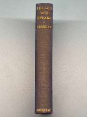 The God Who Speaks by Burnett Hillman Streeter - 1937 Recovery Collectibles