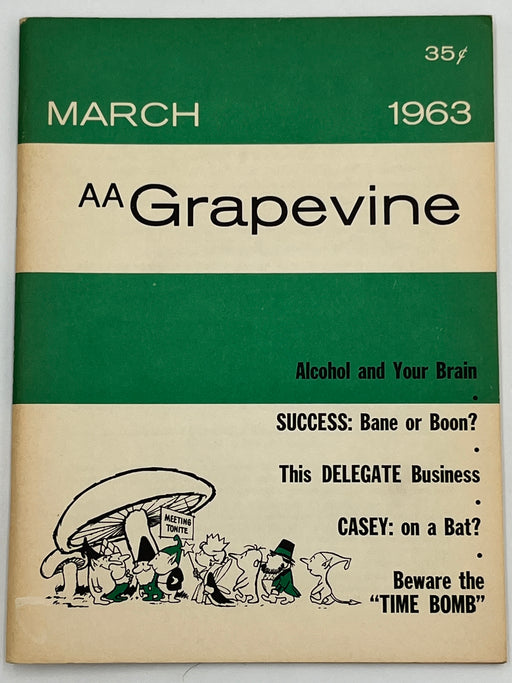 AA Grapevine from March 1963 - Alcohol and Your Brain Mark McConnell