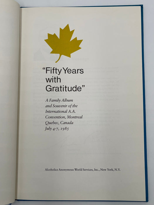 50 Years with Gratitude - 1985 Recovery Collectibles